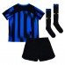 Inter Milan Hjemmebanesæt Børn 2023-24 Kort ærmer (+ korte bukser)